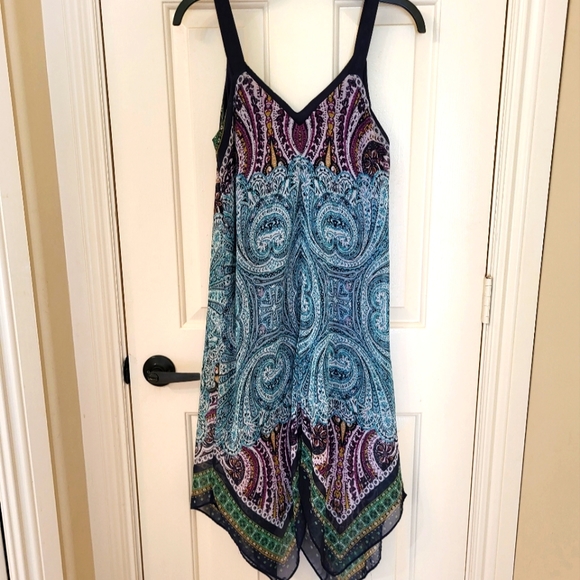 AB Studio Boho Paisley Print Summer Dress - Picture 9 of 16